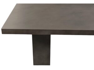 Table à manger Béton Ciré Gris Anthracite 90 x 180 cm Lana – Image 4