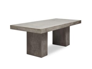 table a manger rectangulaire beton cire design