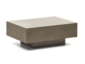 table basse beton cire rectangulaire