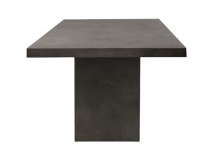 Table à manger Béton Ciré Gris Anthracite 100 x 210 cm Lana – Image 4